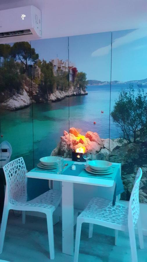 Le Bijou Appartement Avec Jacuzzi Et Sauna Privatif Terrasse Plein Sud Clim Parking Privatif Bandol Luaran gambar